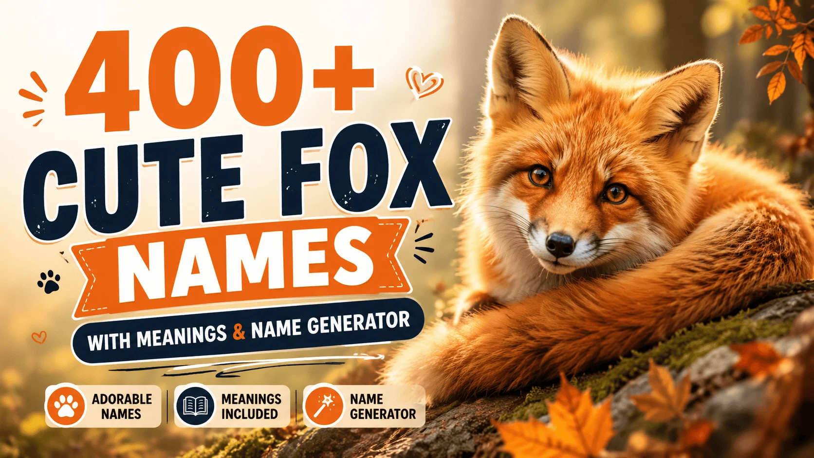 cute fox names
