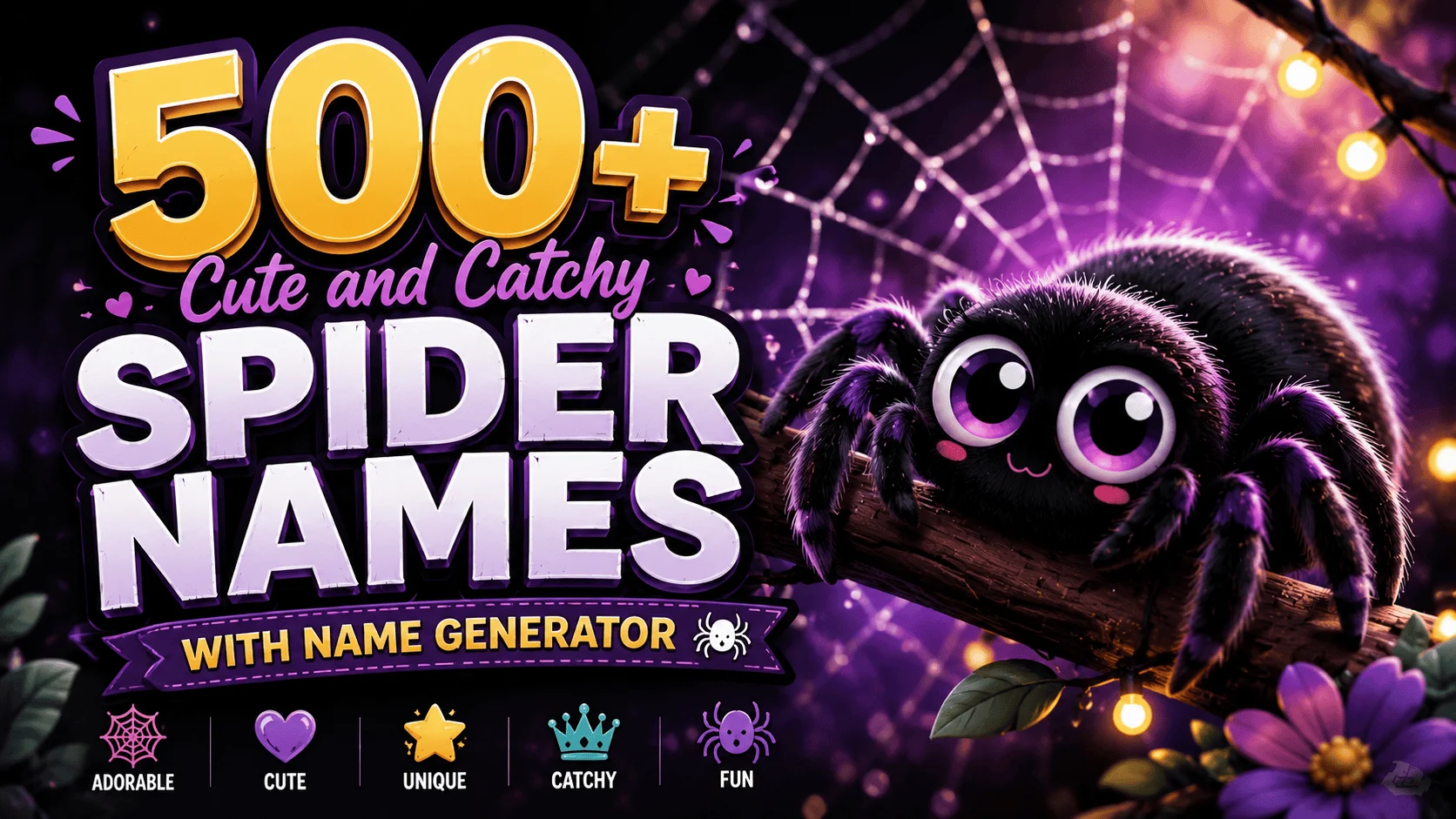 cute-catchy-spider-names