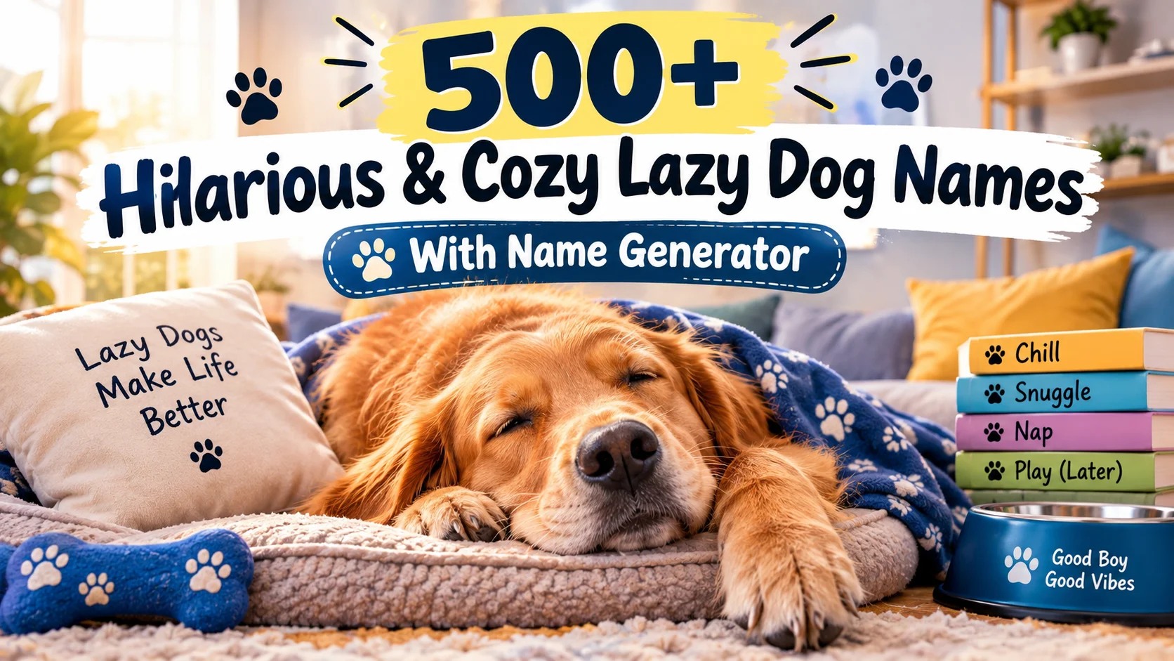 cozy-lazy-dog-name-generator