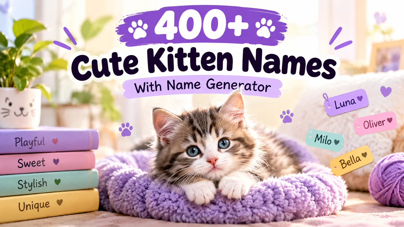 kitten names with name generator